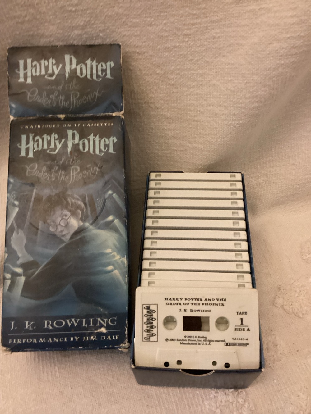 Harry Potter and the Order of the Phoenix 17 Cassette Audiobook J.K. Rowling